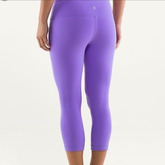 lululemon athletica Pants - Lululemon "Purple People Eater" Crop Pants - 10